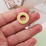 10pcs 5mm 20mm Hollow Circle Charm Stainless Steel Pendant DIY Jewelry Making