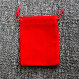 10pcs Velvet Bags Small Jewelry Pouch Christmas Favor Bags Pink