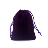 10pcs Velvet Bags Small Jewelry Pouch Christmas Favor Bags Pink