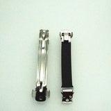 10pcs Rhodium Spring Hair Clips for DIY Jewelry Making