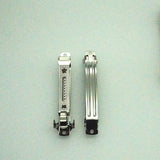 10pcs Rhodium Spring Hair Clips for DIY Jewelry Making