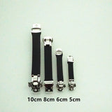 10pcs Rhodium Spring Hair Clips for DIY Jewelry Making