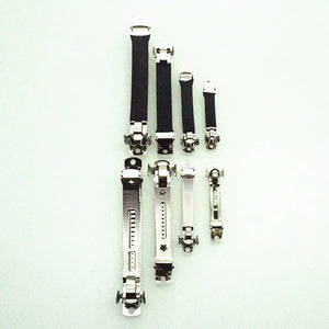 10pcs Rhodium Spring Hair Clips for DIY Jewelry Making