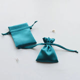 10pcs 7.5x10cm Satin Pouch Pink Silk Gift Bags
