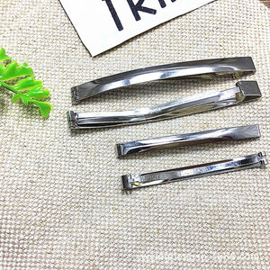10pcs DIY Hair Accessories Silver/Gold Shrapnel Clip