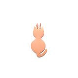 10pcs Cat Charm Stainless Steel Pendant For Necklace Jewelry Making