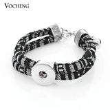 10pcs 18mm Snap Button Charms Bracelet Interchangeable Jewelry