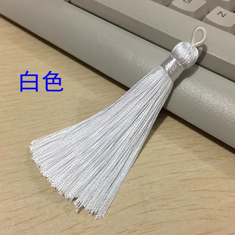 10pcs Cotton Silk Tassel Trim Fringe for Earring Charm DIY Jewelry