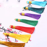 10pcs Cotton Silk Tassel Fringe for Earrings Charm DIY Jewelry Making