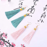 10pcs Cotton Silk Tassel Fringe for Earrings Charm DIY Jewelry Making