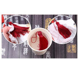 10pcs Short Tassel Polyester Silk Tassels DIY Sewing Crafts Pendant Jewelry