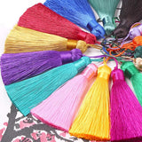 10pcs Short Tassel Polyester Silk Tassels DIY Sewing Crafts Pendant Jewelry