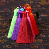 10pcs Short Tassel Polyester Silk Tassels DIY Sewing Crafts Pendant Jewelry
