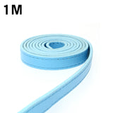 10pcs 8mm DIY Wristband Keychain 1M Length for Letter Charms Copy Leather