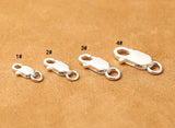 10pcs/lot 925 Silver Pendant bail Lobster 8mm-14mm DIY Jewelry