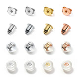 10pcs S925 Silver Earring Back Earplug Nut Stoppers 4 Colors DIY Jewelry