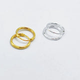 925 Sterling Silver Hoop Nose Ring Tragus Cartilage Ear Piercing Lot