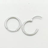 925 Sterling Silver Hoop Nose Ring Tragus Cartilage Ear Piercing Lot