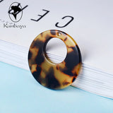 10pcs Acrylic Centrifugal Circle DIY Charms Earrings P18425