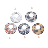 10pcs Acrylic Centrifugal Circle DIY Charms Earrings P18425