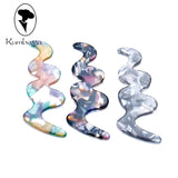 10pcs Acrylic Wavy DIY Charms Earrings Accessories P18429