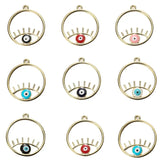 10pcs Alloy Eyes Charms Pendant for DIY Jewelry Making