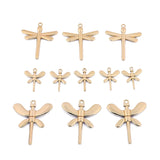 10pcs Alloy Dragonfly Charms Insect Pendants DIY Jewelry Lot