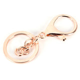 10pcs Silver Plated Lobster Clasp Keychains DIY Craft Jewelry Making
