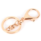 10pcs Silver Plated Lobster Clasp Keychains DIY Craft Jewelry Making