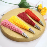 10pcs Alloy Tassels Trim Fringe for Bookmark Earrings DIY Jewelry