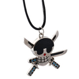 Anime Choker Necklace Roronoa Zoro Luffy Pendant Men Women Gift