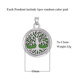 Aromatherapy Pendant Locket Essential Oil Diffuser Necklace