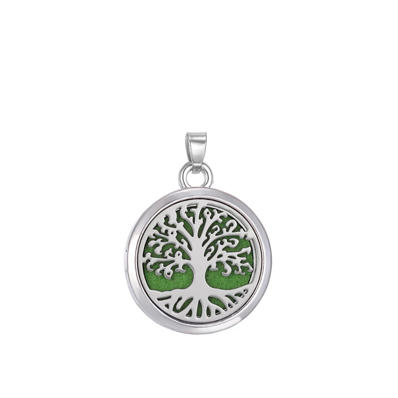Aromatherapy Pendant Locket Essential Oil Diffuser Necklace