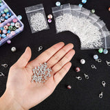 10pcs 925 Sterling Silver Crimp Bead Cap Stopper for DIY Jewelry