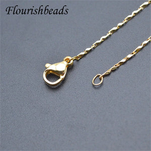 10pcs Small Size 1mm Thickness Link Chain Necklace Chain for DIY Women Jewelry