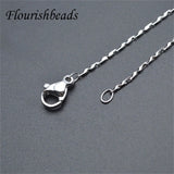 10pcs Small Size 1mm Thickness Link Chain Necklace Chain for DIY Women Jewelry