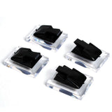 Clear Plastic Ring Jewelry Display Stand Holder Finger Rings Showcase Lot