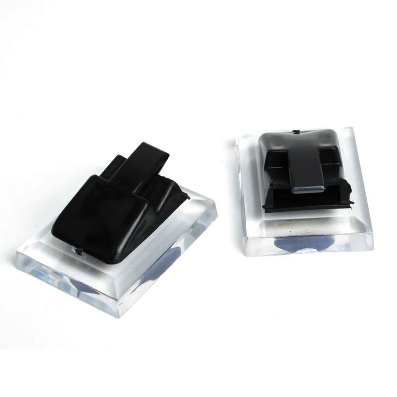 Clear Plastic Ring Jewelry Display Stand Holder Finger Rings Showcase Lot