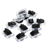 Clear Plastic Ring Jewelry Display Stand Holder Finger Rings Showcase Lot