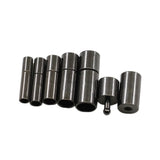10pcs Metal End Caps Clasps for Round Leather Cord DIY Jewelry Making