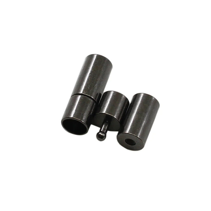 10pcs Metal End Caps Clasps for Round Leather Cord DIY Jewelry Making