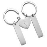 10pcs/lot Stainless Steel Key Chain Rings Personalized Jewelry Making