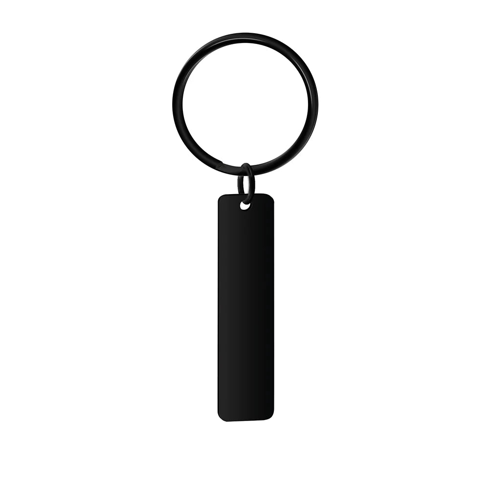 10pcs Blank Stainless Steel Key Chain Ring for Personalized Jewelry SP031