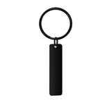 10pcs Blank Stainless Steel Key Chain Ring for Personalized Jewelry SP031