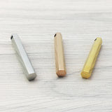 10pcs Stainless Steel Hexagon Pendant Solid 3D Charm Necklace Jewelry