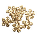 10pcs Brass Daisy Flower Pendant for DIY Jewelry Making