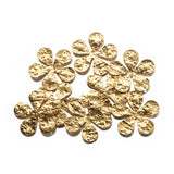 10pcs Brass Daisy Flower Pendant for DIY Jewelry Making