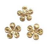 10pcs Brass Daisy Flower Pendant for DIY Jewelry Making