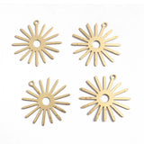 10pcs Sun Flower Charms for DIY Earrings Necklace Jewelry Making