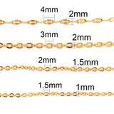 10pcs Stainless Steel Necklace Chain for DIY Jewelry Making